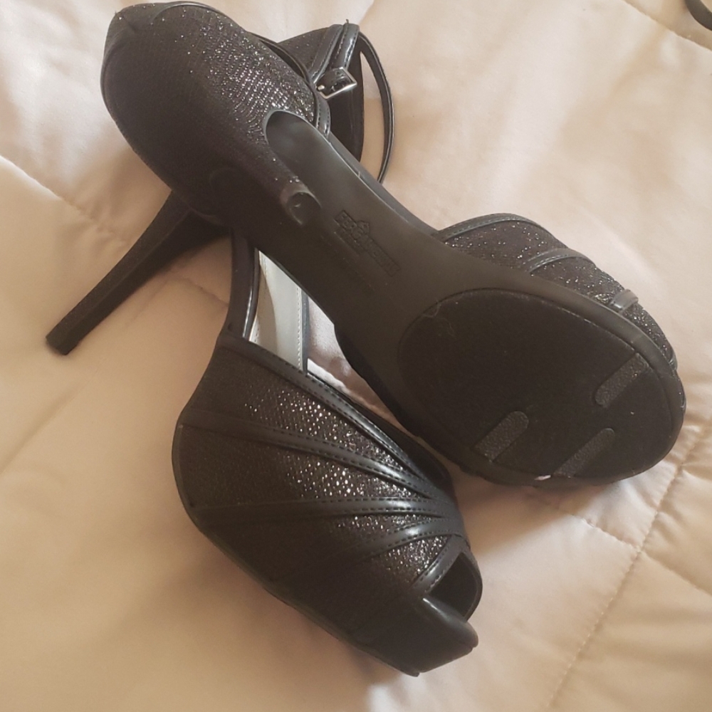 Fergalicious black heels